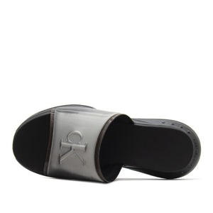 Chunky Comf Slide Mg Mr Met Black/Silver Metallic / 41