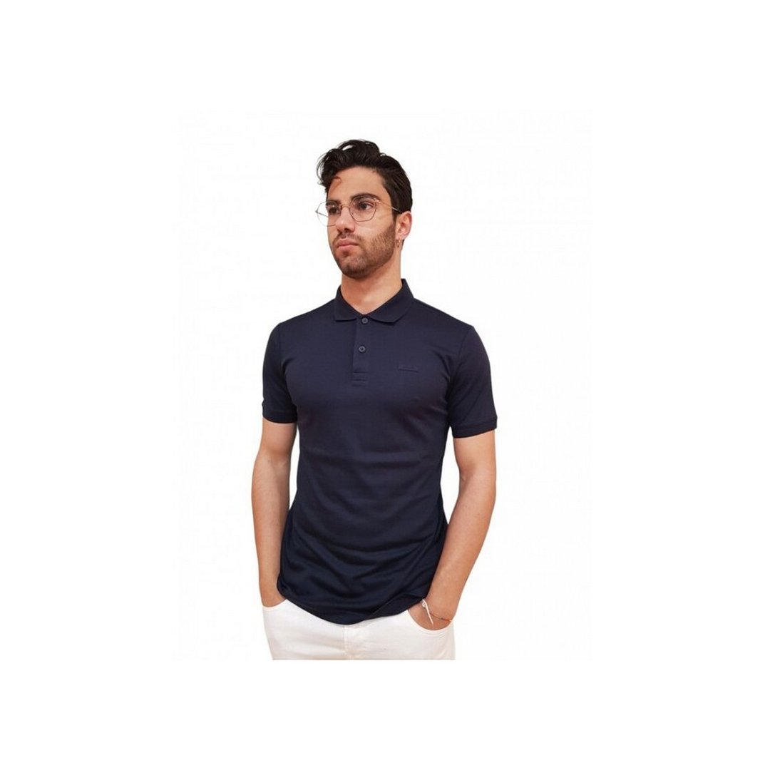 Smooth Cotton  Slim Polo Night Sky / L