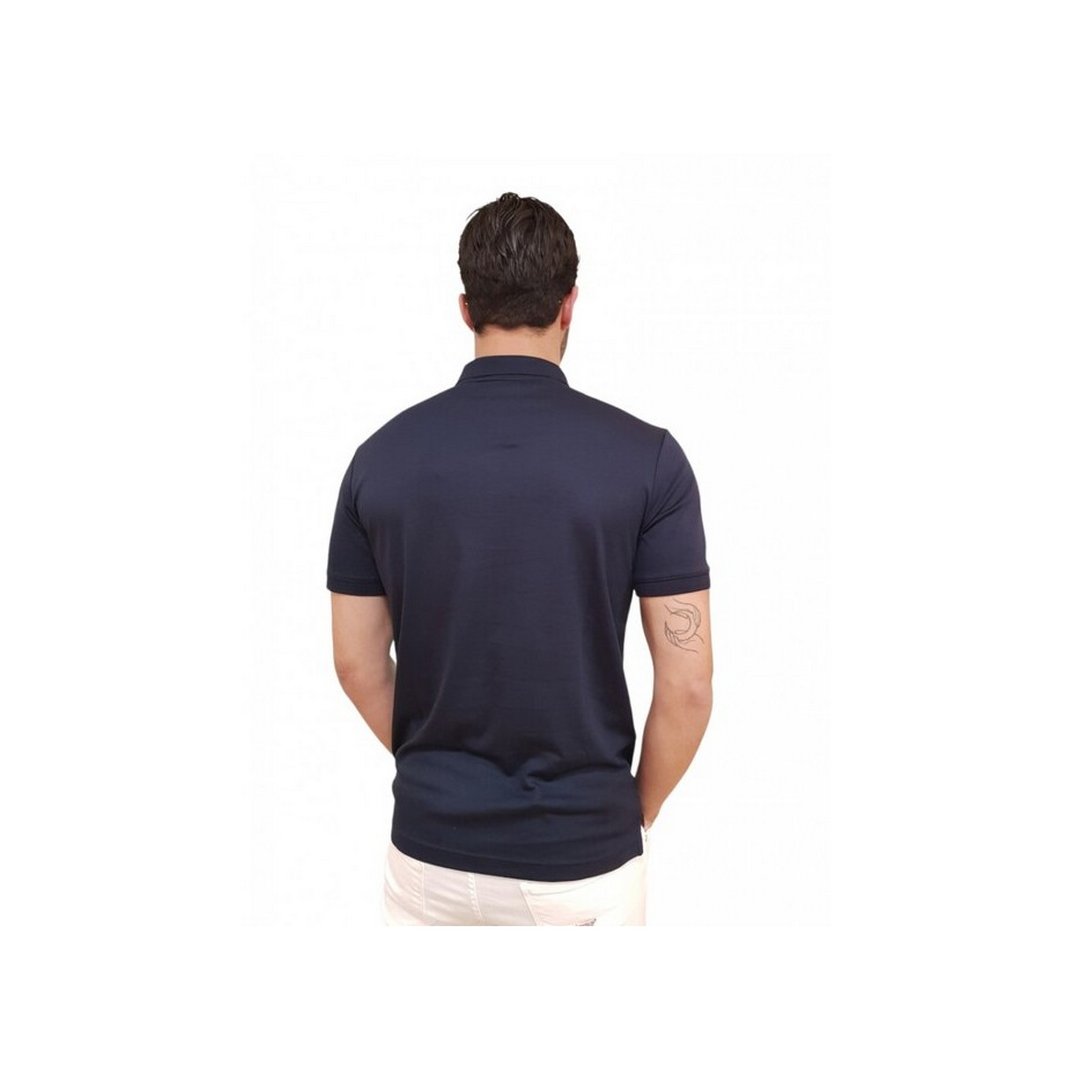 Smooth Cotton  Slim Polo Night Sky / L