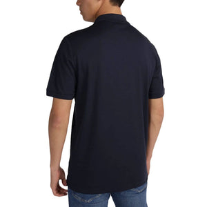 Smooth Cotton  Slim Polo Night Sky / L