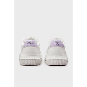 Chunky Cupsole Mono Lth Wn Bright White/Pastel Lilac / 41