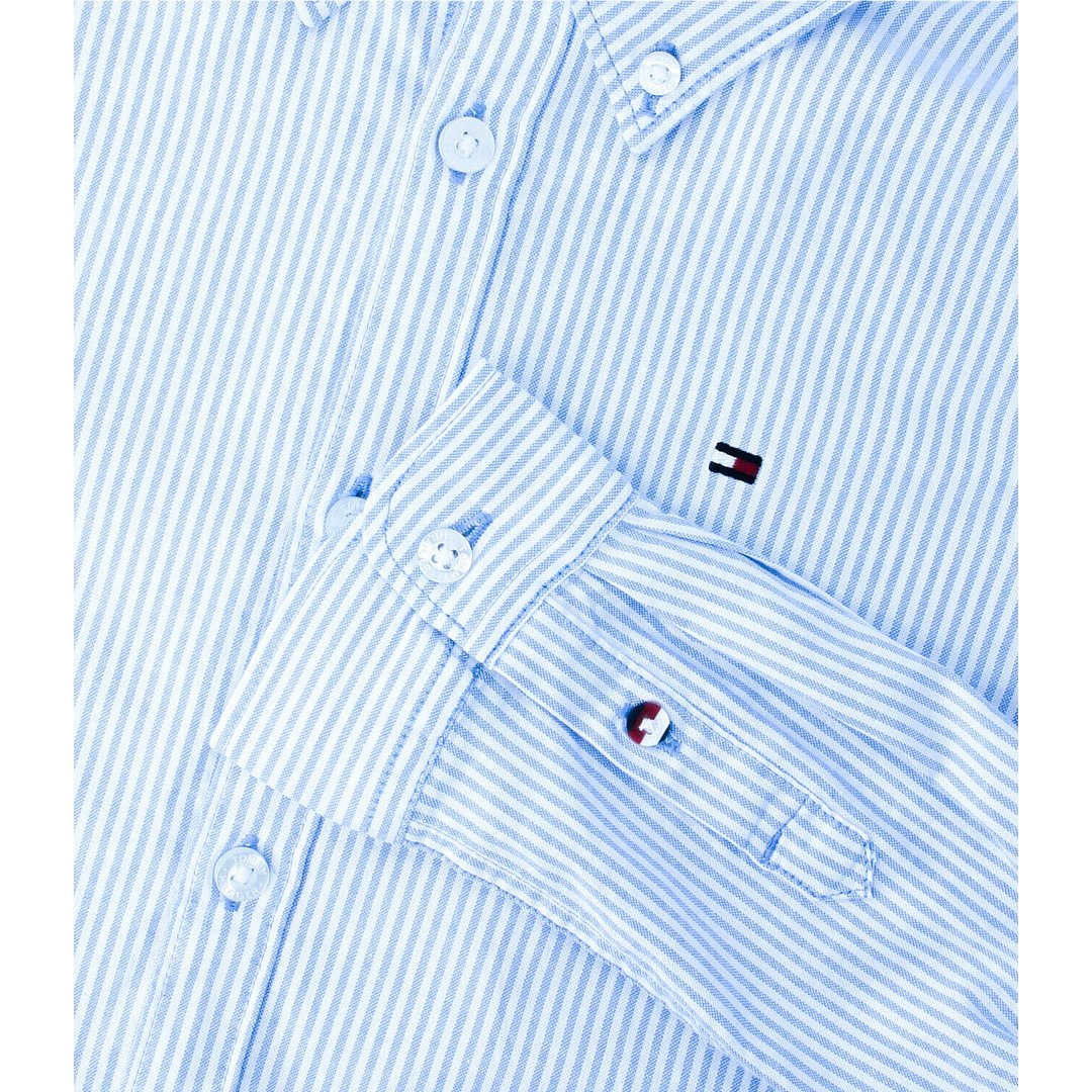 Flex Ithaca Shirt L/S Copenhagen Blue/White / 10