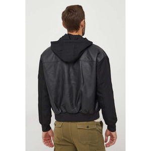 Faux Leather Bomber/ Beh/ Xl Ck Black / XL