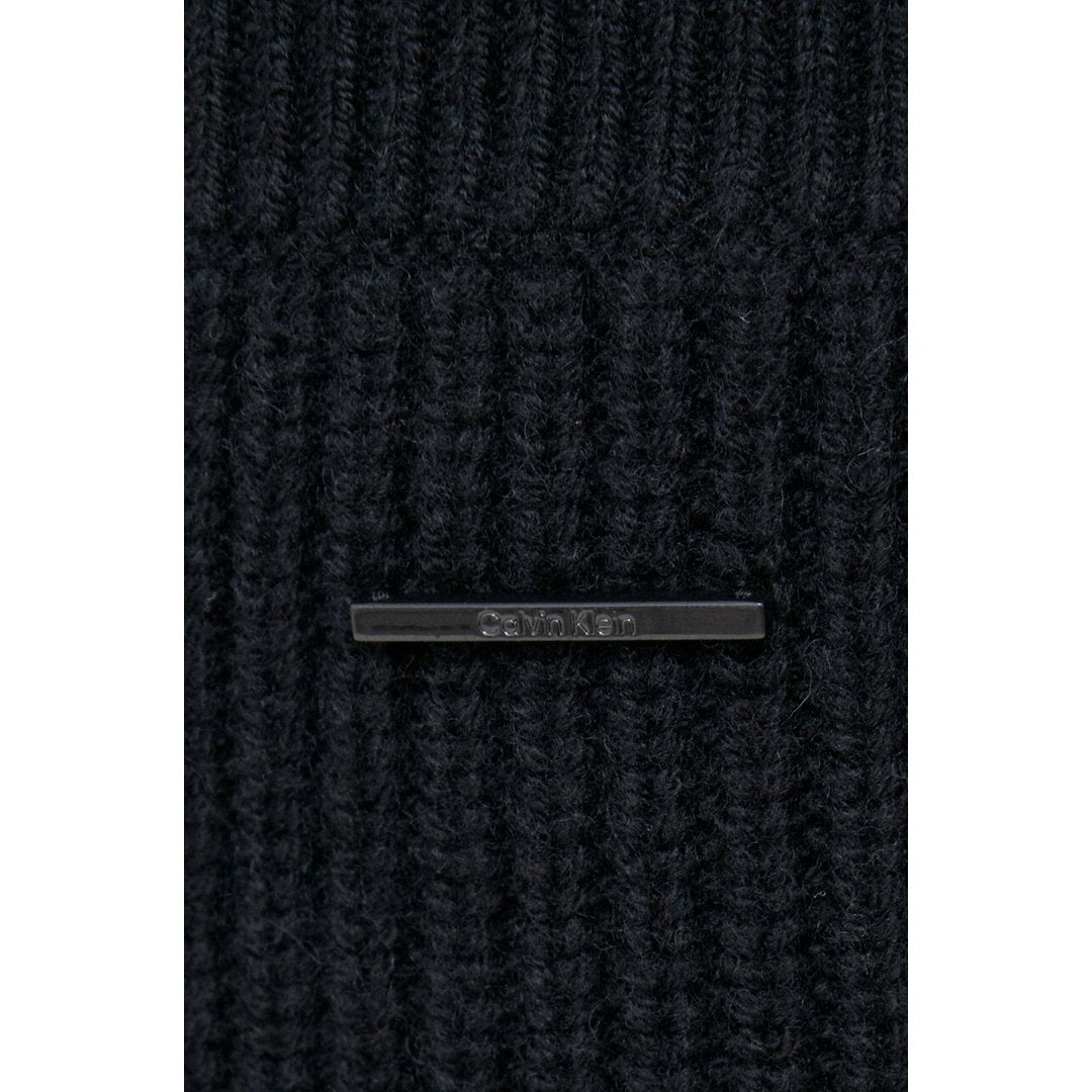 Recycled Wool Maxi S/ Pes/ L Ck Black / XS