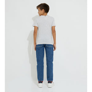 Colorblock Tee S/S/ P1N/ 12 New Light Grey Heather / 4