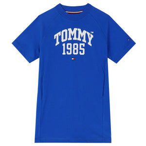 Tommy Varsity Dress/ C66/ 12 ROYALTY W/ WHITE / 12