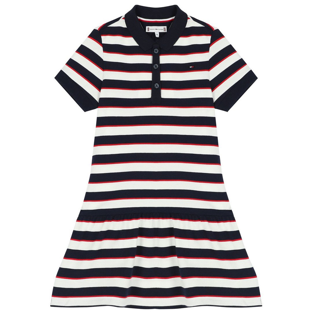 Essential Polo Dress/ Dw5/ 12 Sodalite Blue / Bright White / 6