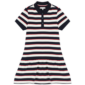 Essential Polo Dress/ Dw5/ 12 Sodalite Blue / Bright White / 12