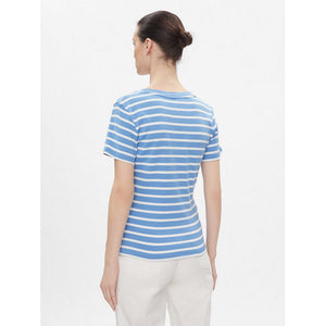 New Slim Cody V-Neck/ Ybl/ Xl Sodalite Blue / Bright White / XS