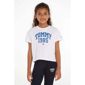 Tommy Varsity Tee S White / 74