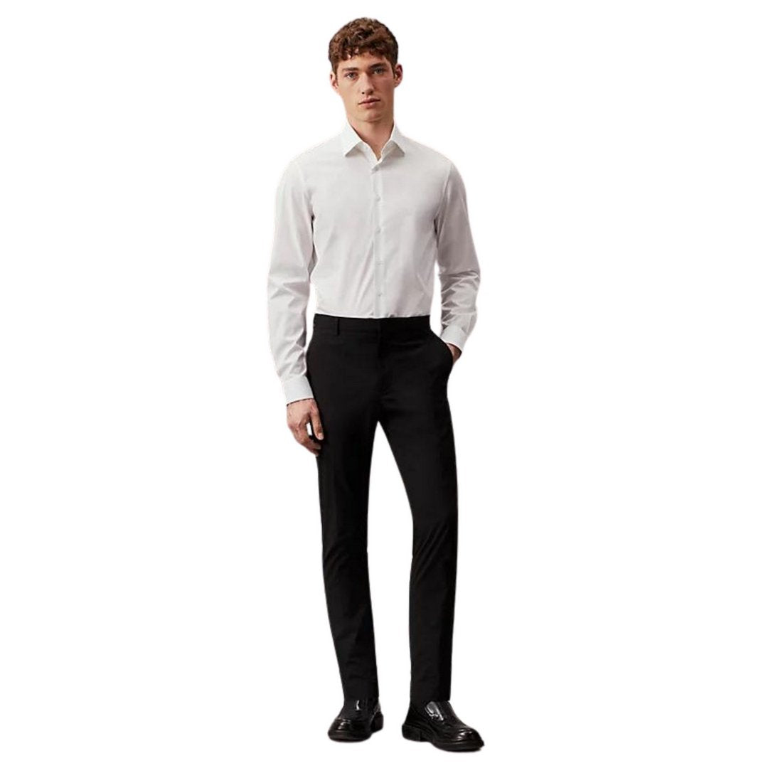 Poplin Stretch Regular Shirt Bright White / 42
