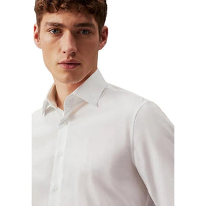 Poplin Stretch Regular Shirt Bright White / 42