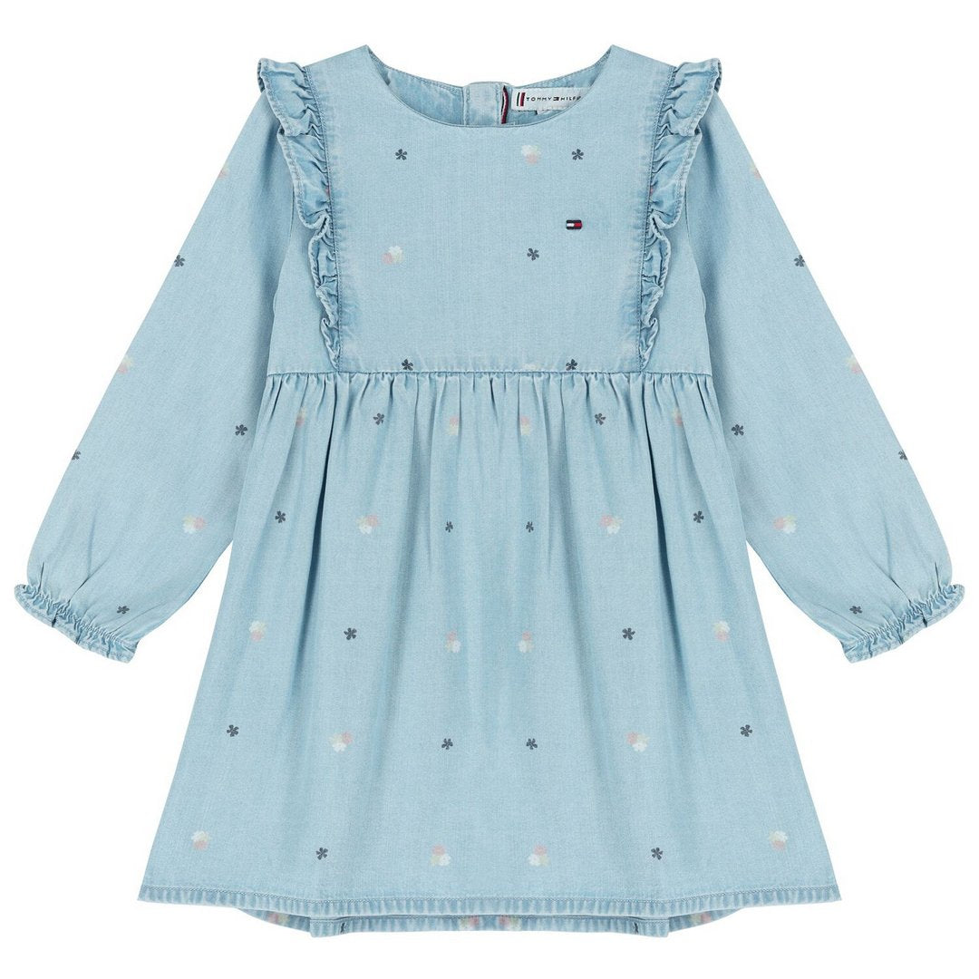 Flower Aop Printed D Denim Light / 80