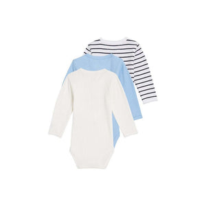 Rib 3 Pack Giftbox Ancient White Desert Sky Stripe / 80