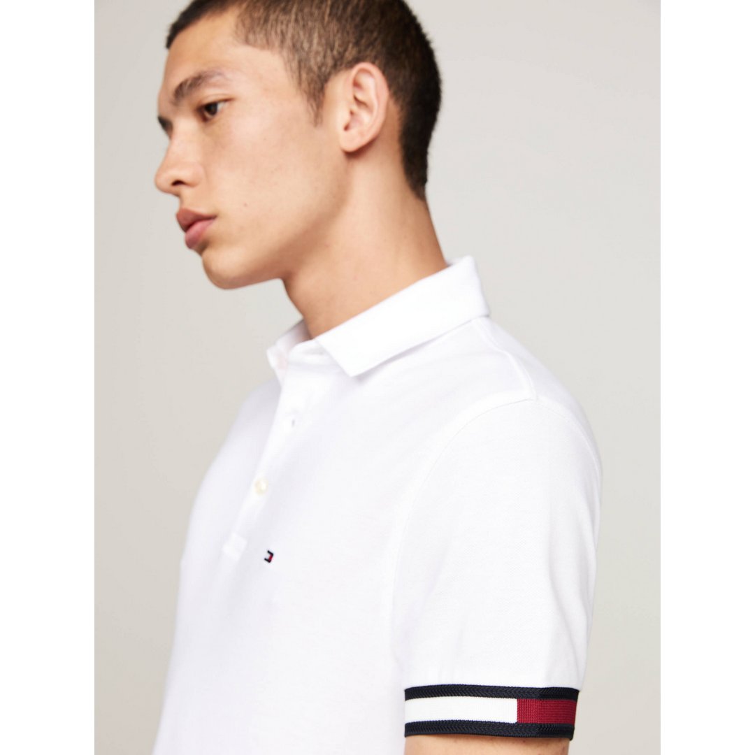 Flag Cuff Slim Fit P White / L
