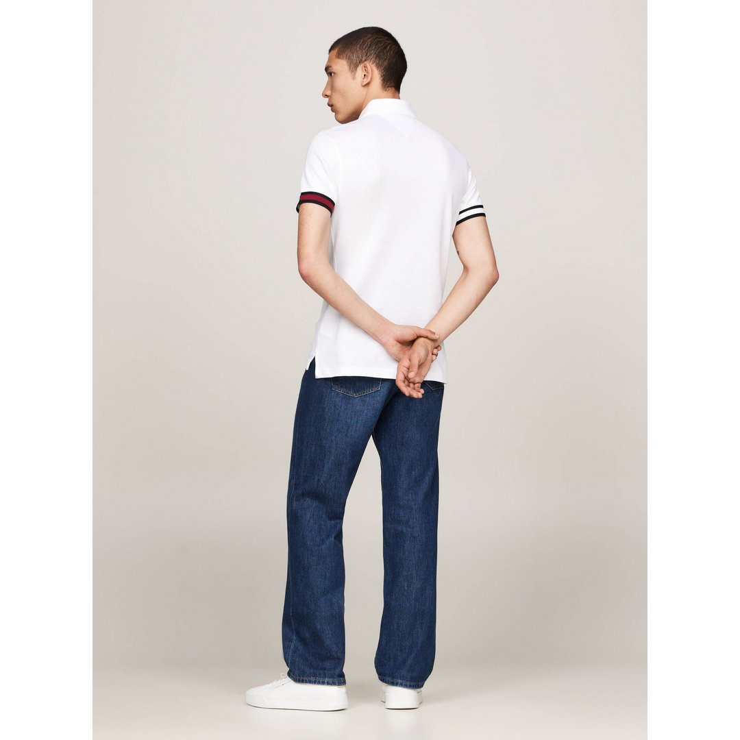 Flag Cuff Slim Fit P White / L
