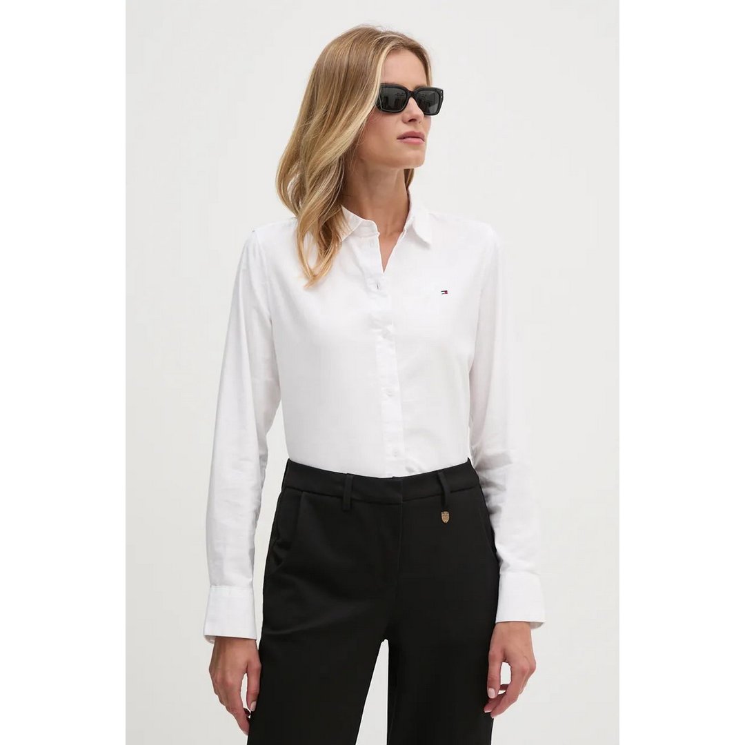 Stretch Oxford Regul Th Optic White / 42