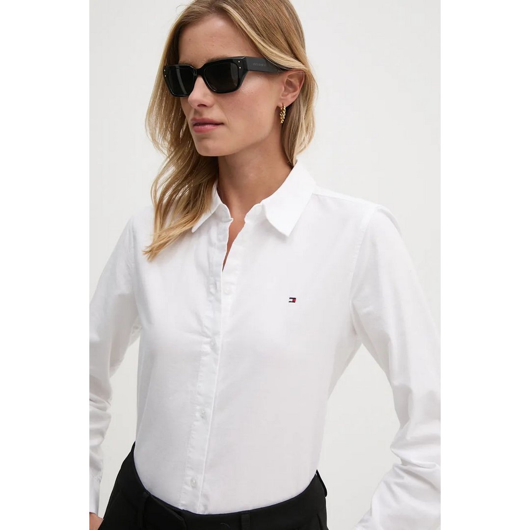 Stretch Oxford Regul Th Optic White / 42