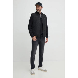 Diamond Quilt Vest Ck Black / L