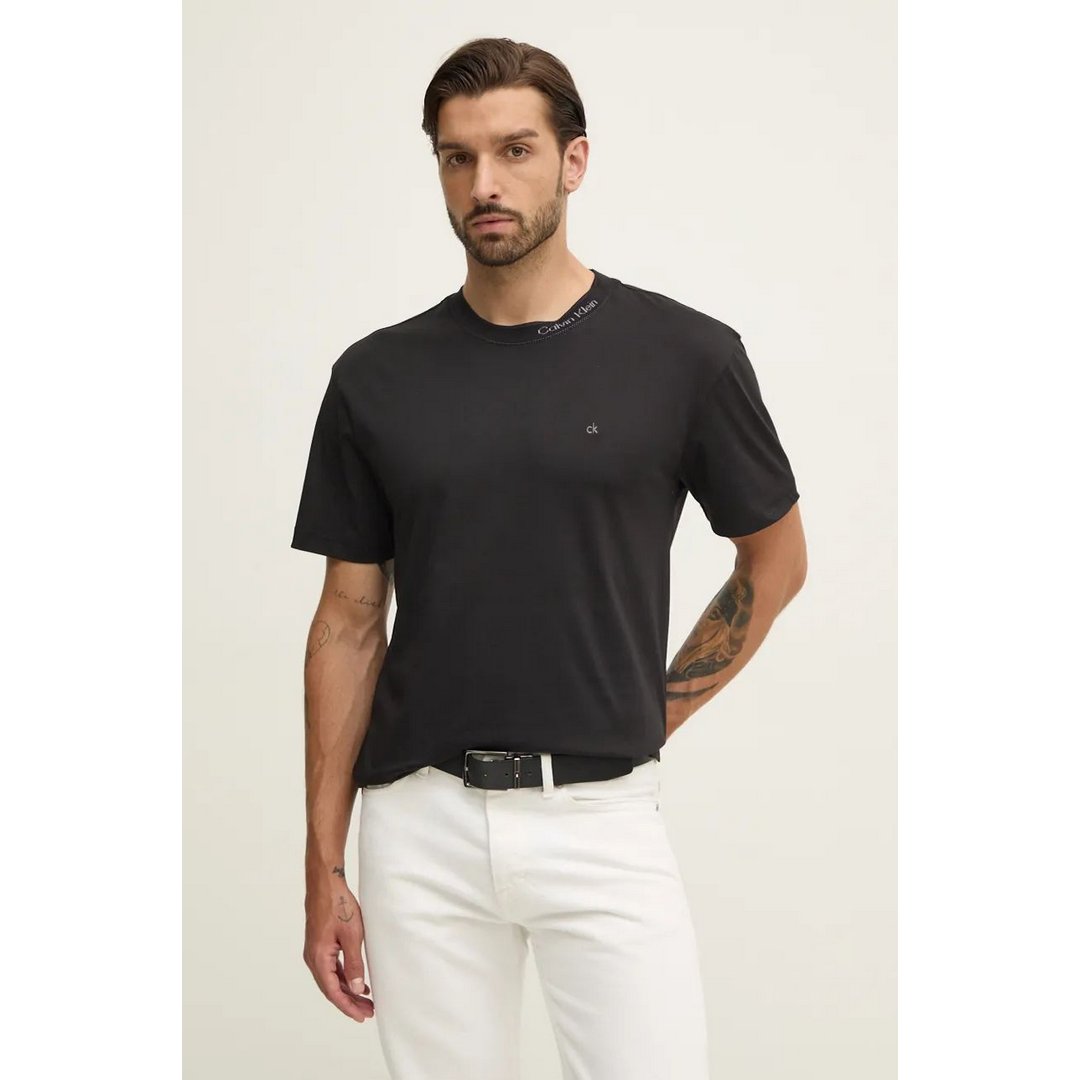Neck Logo T-Shirt Ck Black / L