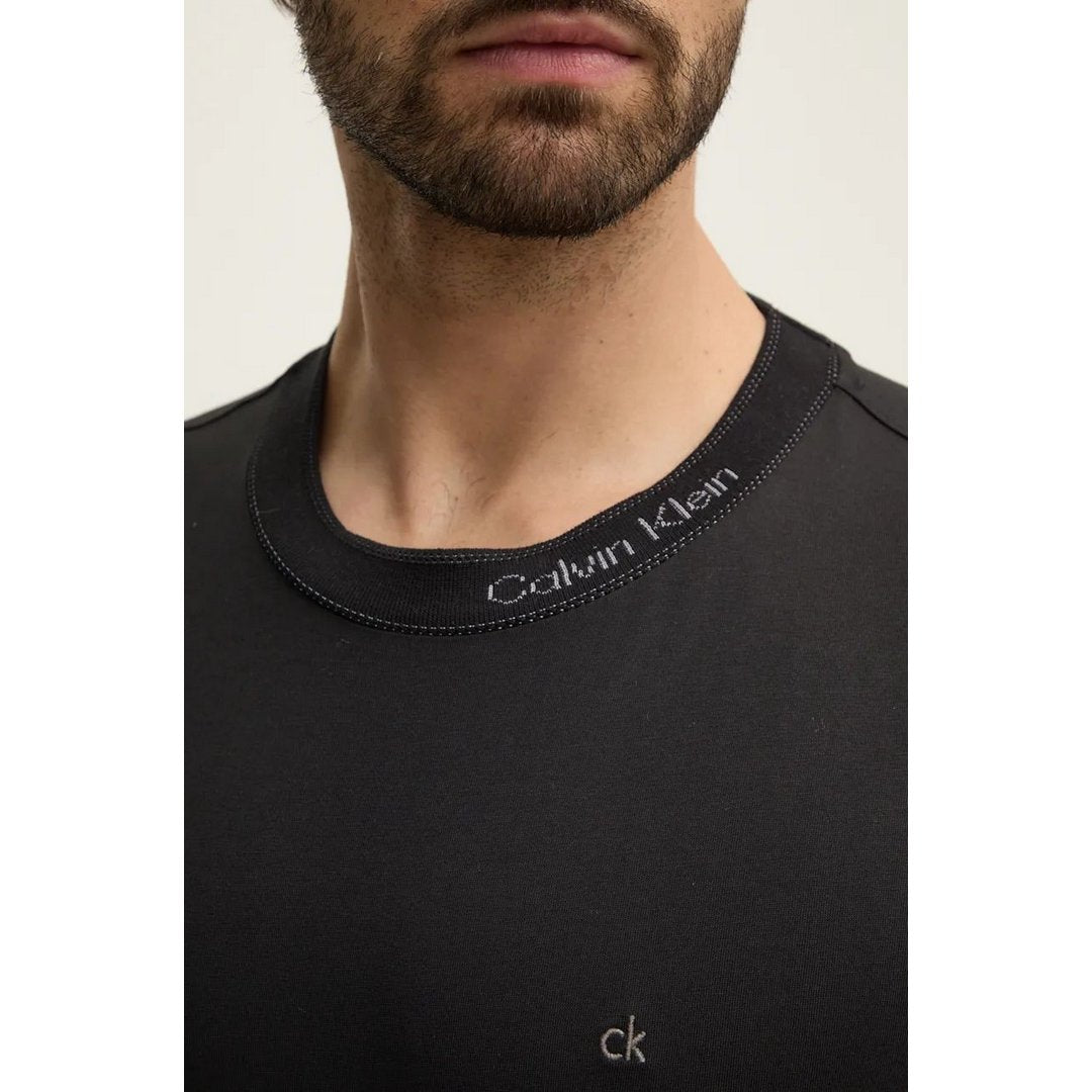 Neck Logo T-Shirt Ck Black / L