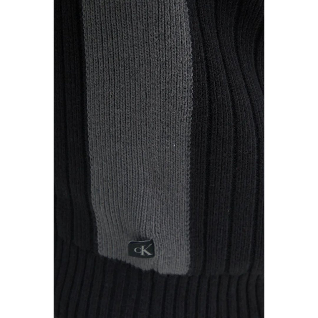 Linear Half Zip Swea Ck Black / L