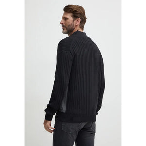 Linear Half Zip Swea Ck Black / L