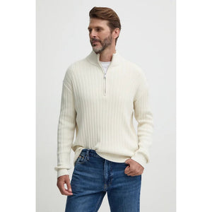 Linear Half Zip Swea Ivory / L