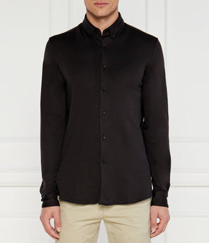 Smooth Cotton Jersey Shirt Ck Black / XL