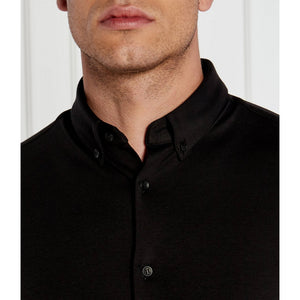 Smooth Cotton Jersey Shirt Ck Black / XL