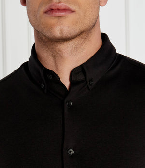 Smooth Cotton Jersey Shirt Ck Black / XL