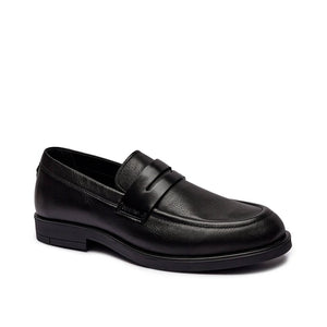 Moccasin Lth Ck Black / 42