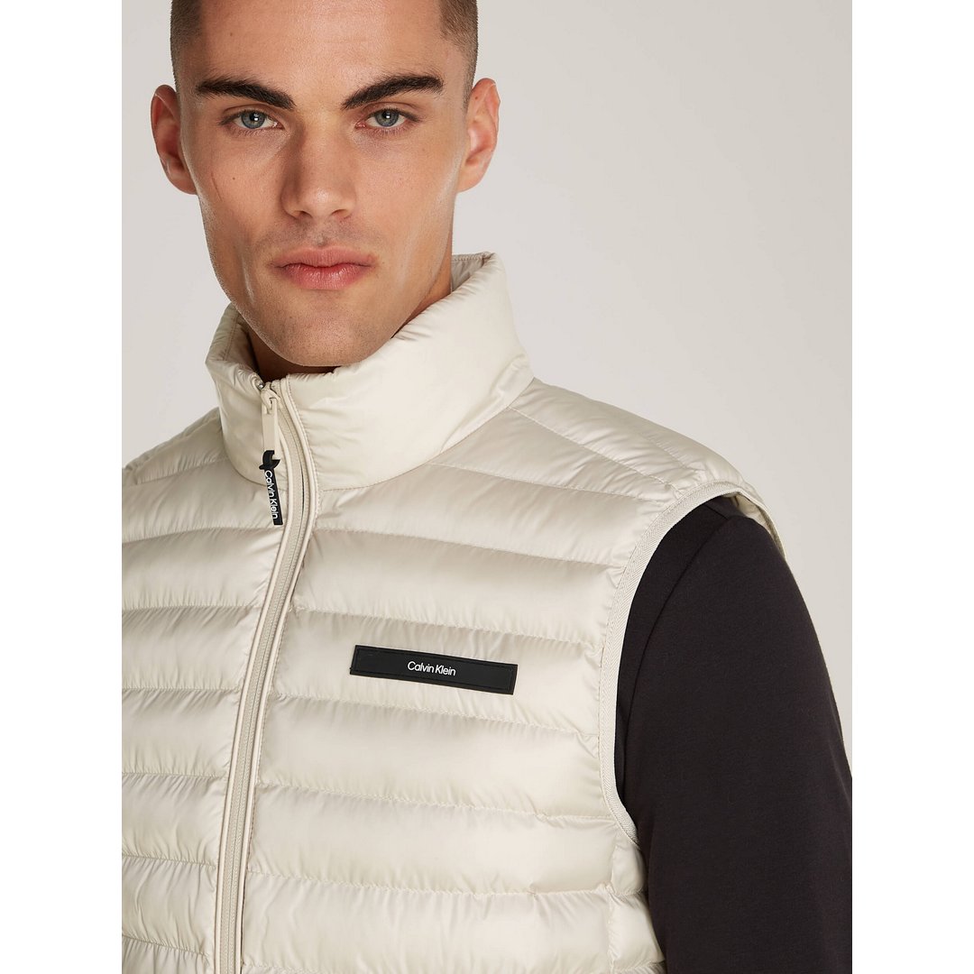 Packable  Quilt Vest Stony Beige / L