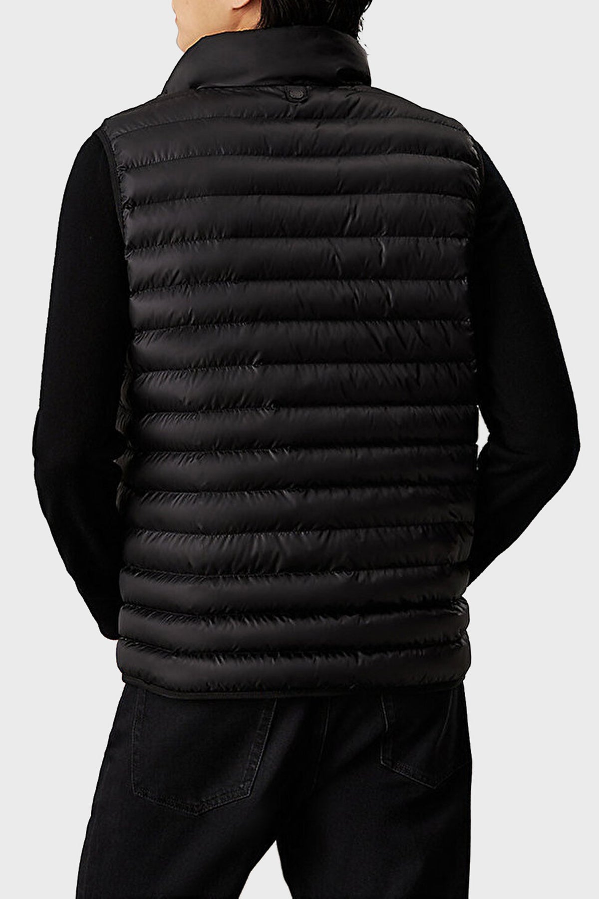 Packable  Quilt Vest Ck Black / L