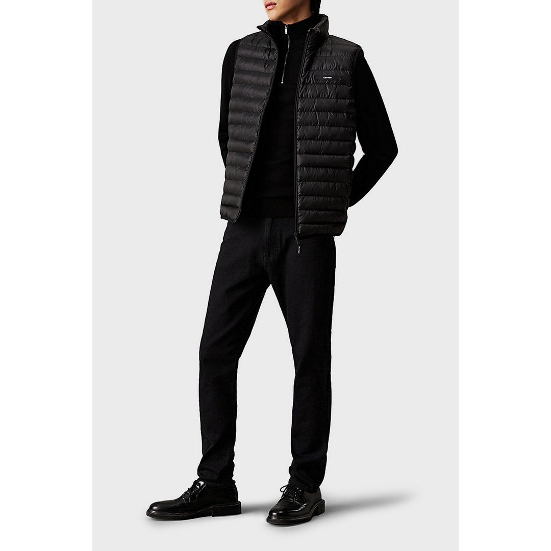 Packable  Quilt Vest Ck Black / L