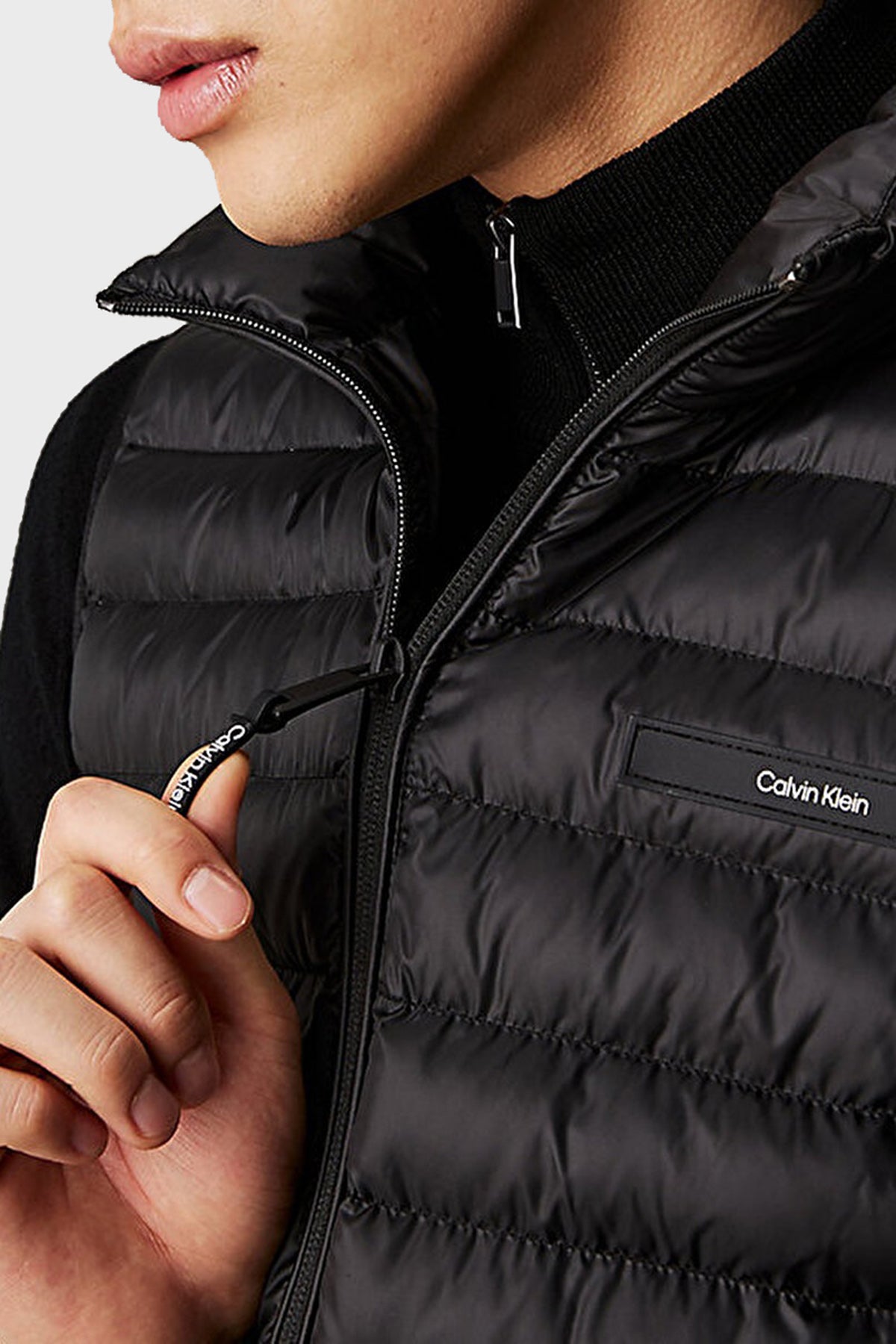 Packable  Quilt Vest Ck Black / L
