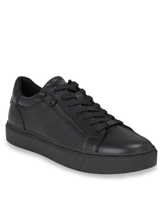 Low Top Lace Up W/Zip Rubb Triple Black / 42