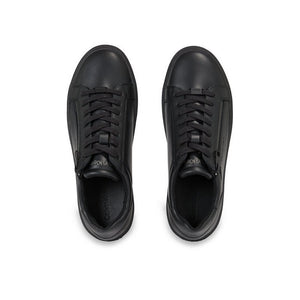 Low Top Lace Up W/Zip Rubb Triple Black / 42