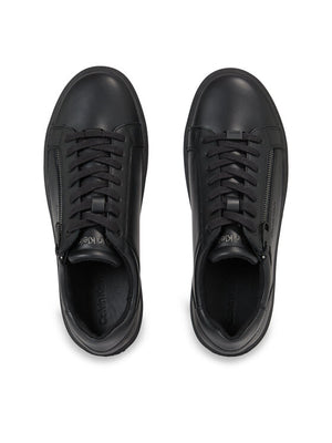 Low Top Lace Up W/Zip Rubb Triple Black / 42