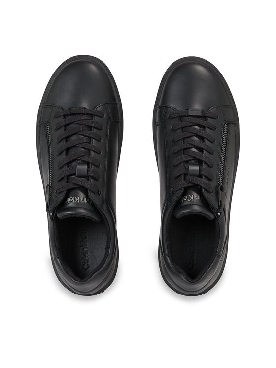 Low Top Lace Up W/Zip Rubb Triple Black / 42