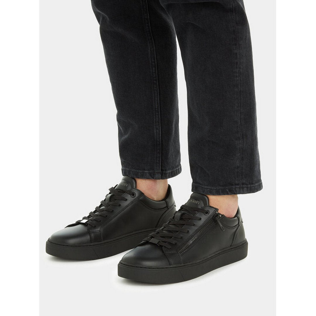 Low Top Lace Up W/Zip Rubb Triple Black / 42