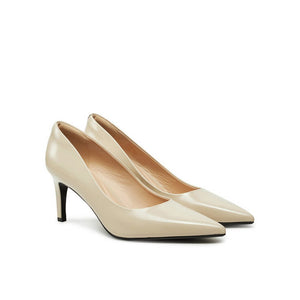 Heel Pump 70 - Brush L Stony Beige / 41