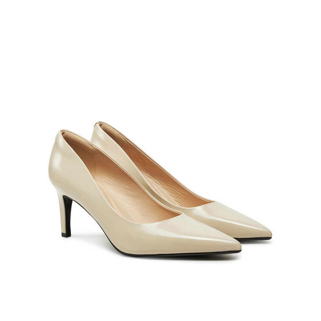 Heel Pump 70 - Brush L Stony Beige / 41
