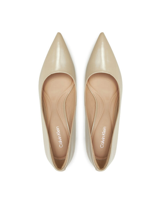 Heel Pump 70 - Brush L Stony Beige / 41