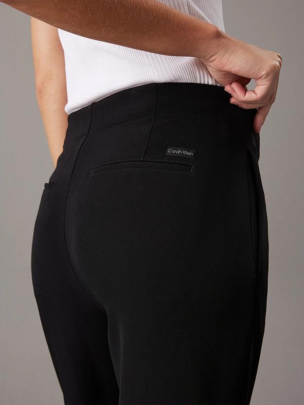 Split Hem Slim Leg Pant Ck Black / NI30