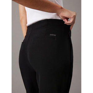 Split Hem Slim Leg Pant Ck Black / NI30