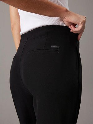 Split Hem Slim Leg Pant Ck Black / NI30