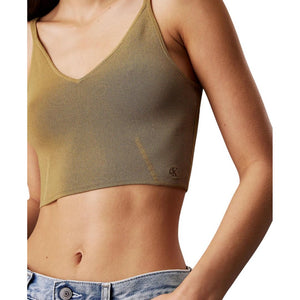 Rayon Sweater Bralette Gothic Olive / L