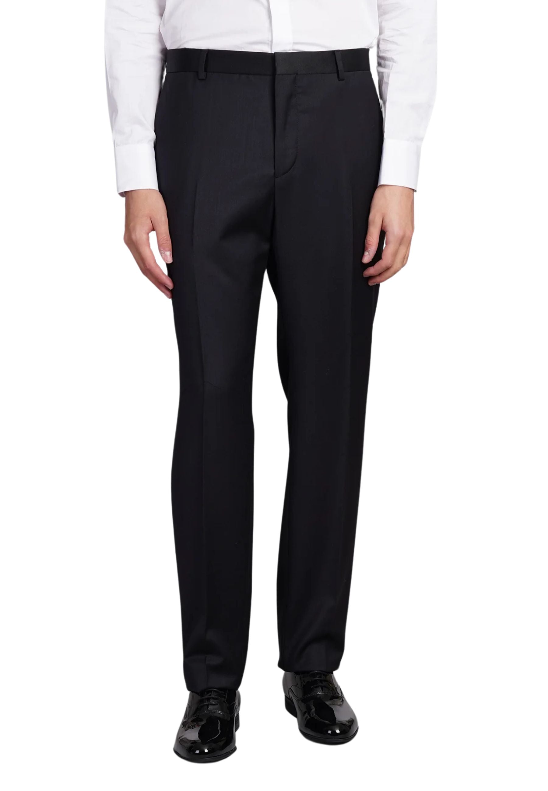 Tuxedo Wool Regular Pants Ck Black / 48