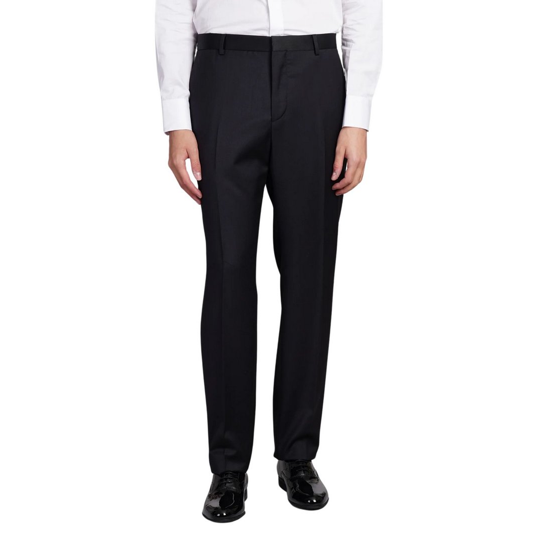 Tuxedo Wool Regular Pants Ck Black / 48